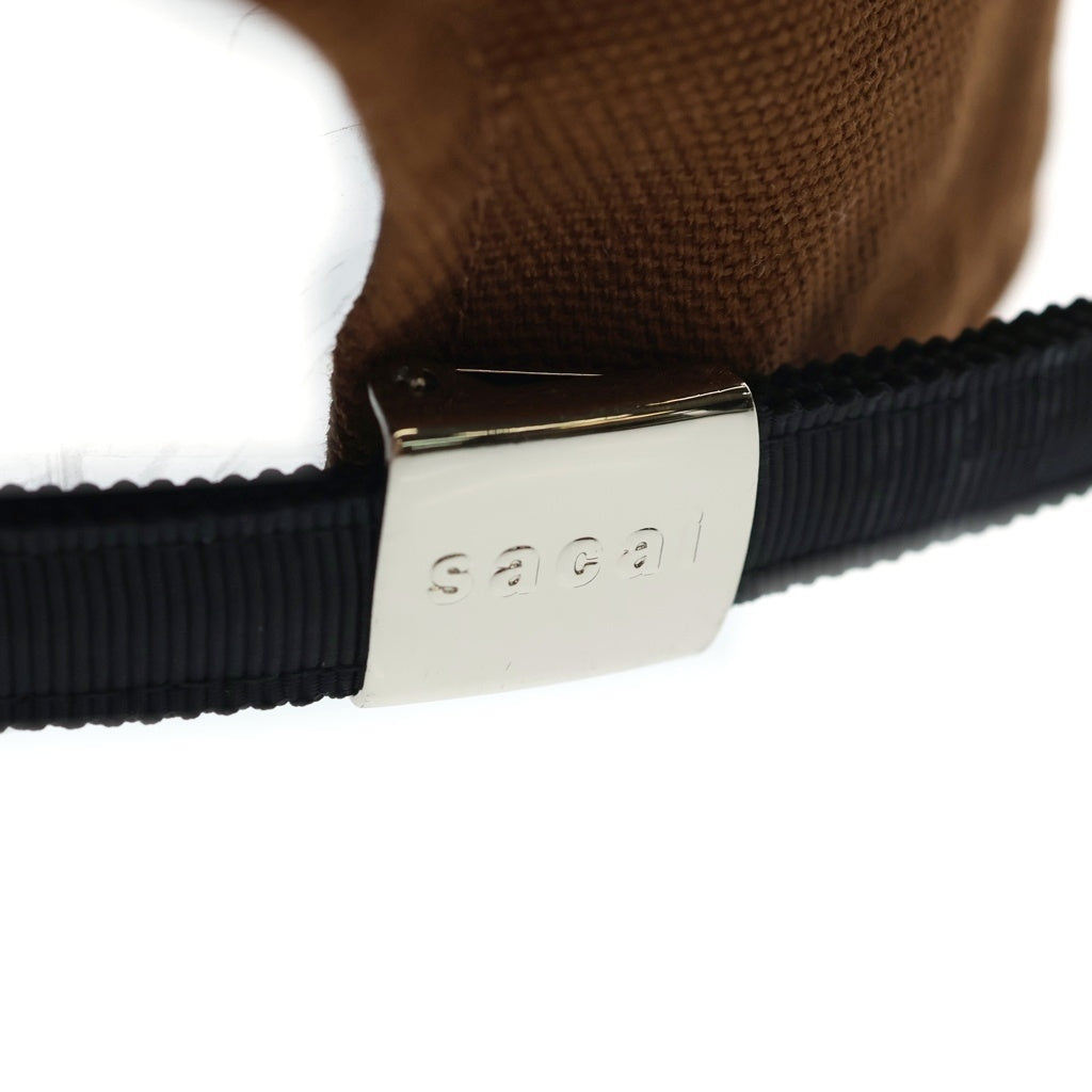Sacai(サカイ) ×Carhartt WIP Duck Cap 25-00996S ×カーハート ダックキャップ 帽子 ブラウン
