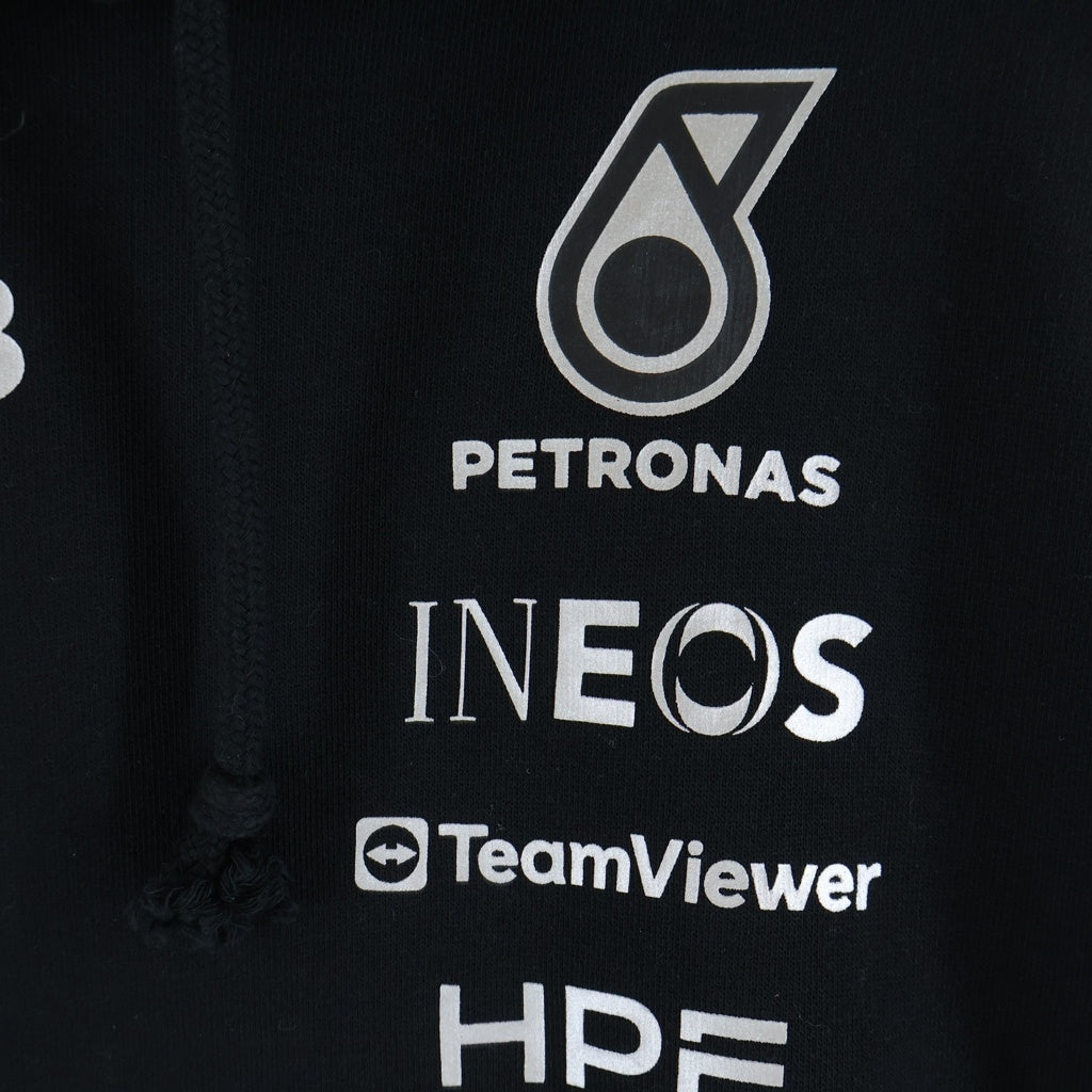 Y-3(ワイスリー) MERCEDES-AMG PETRONAS FORMULA 1 TEAM TEAM HOODIE メルセデスAMG プルオーバーパーカー ブラック KR2392