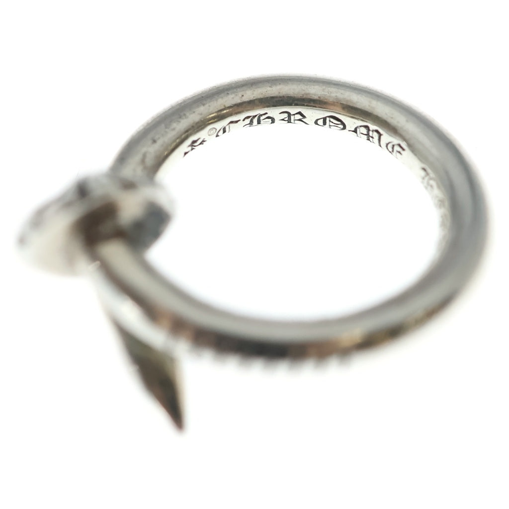CHROME HEARTS(クロムハーツ) NAIL CRSBALL ネイル クロスボール リング シルバー BCA349