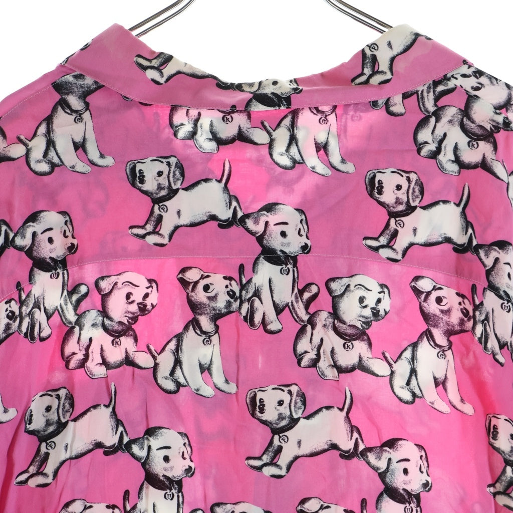 CELINE(セリーヌ) Artist Print Hawaiian Shirt 2C730307Q エイミードリアン アーティストプリントハワイアンシャツ レーヨン半袖シャツ ピンク