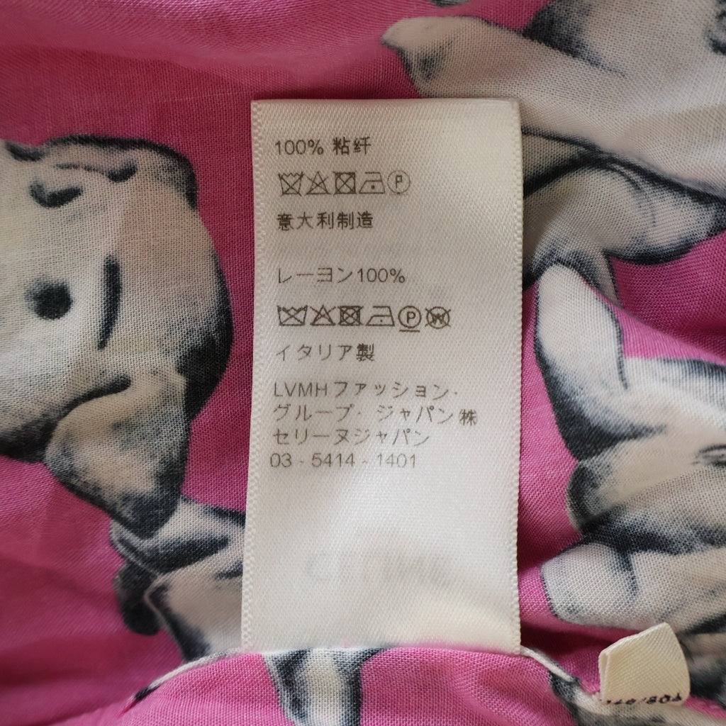 CELINE(セリーヌ) Artist Print Hawaiian Shirt 2C730307Q エイミードリアン アーティストプリントハワイアンシャツ レーヨン半袖シャツ ピンク