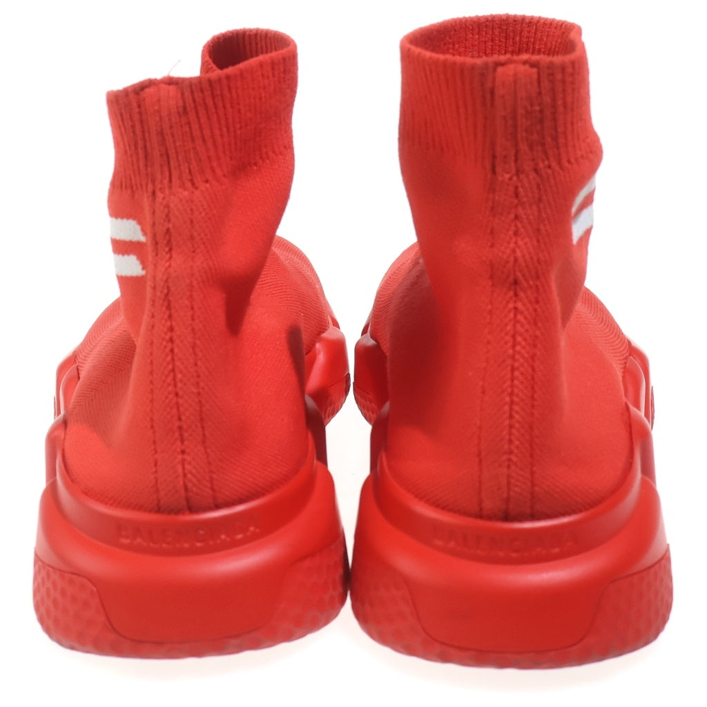 BALENCIAGA(バレンシアガ) Knit Fabric Speed Soccer Runner 645734 ニットファブリック スピードランナー ソックスハイカットスニーカー レッド