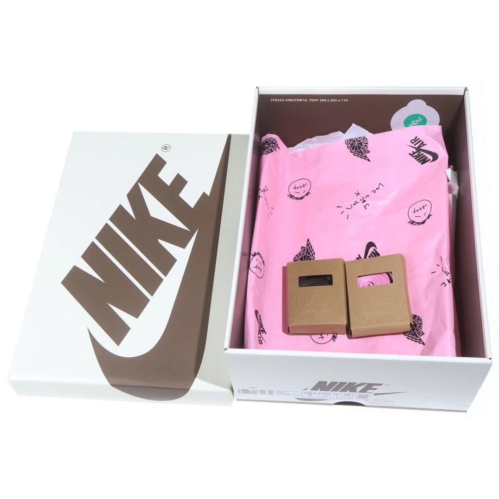 NIKE(ナイキ) ×TRAVIS SCOTT AIR JORDAN 1 LOW OG SP VELVET BROWN エアジョーダン 1 ローカットスニーカー US7/25cm DM7866-202
