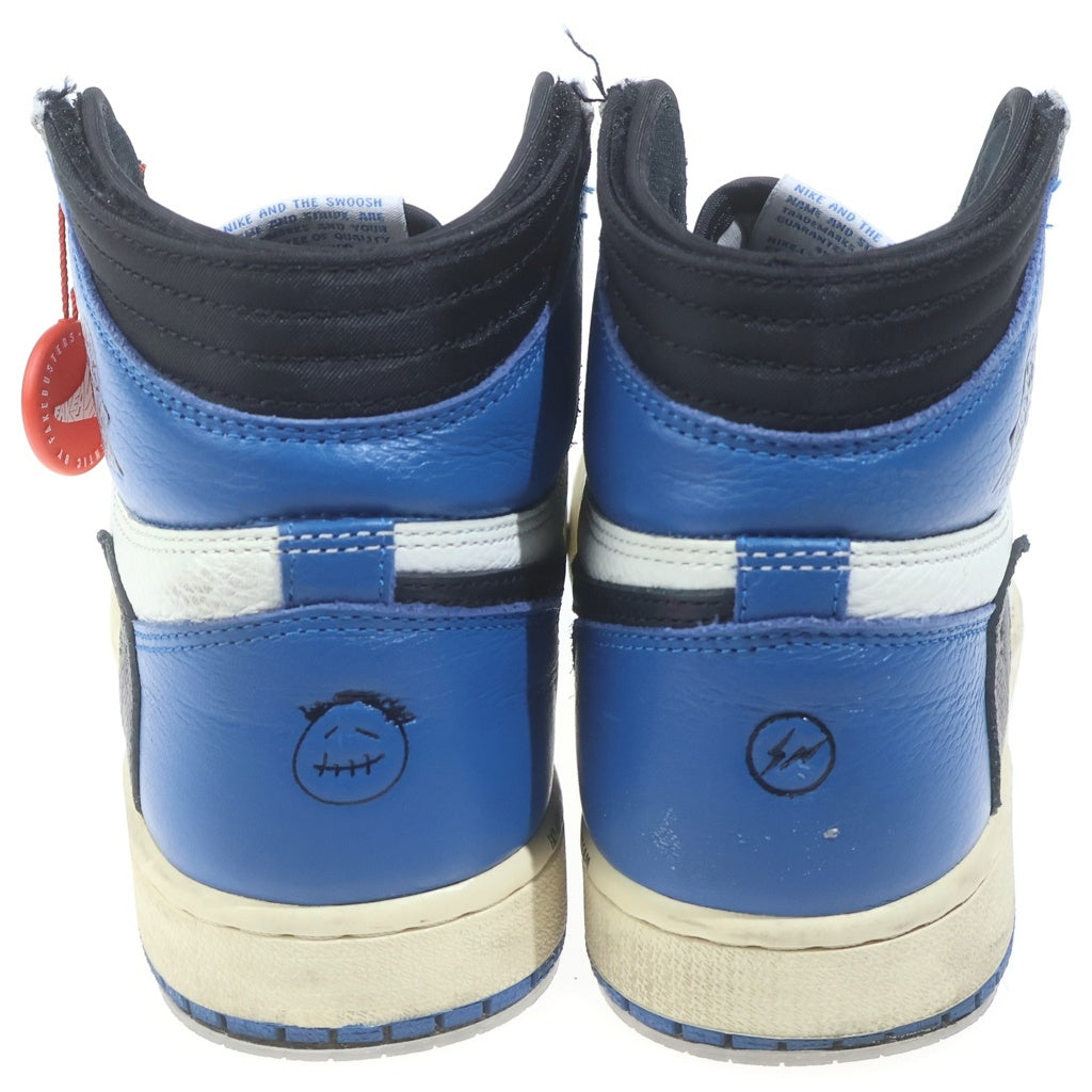 NIKE(ナイキ) ×TRAVIS SCOTT ×FRAGMENT DESIGN AIR JORDAN1 RETRO HIGH OG SP トラヴィススコット フラグメントデザイン エアジョーダン1 ハイカットスニーカー DH3227-105