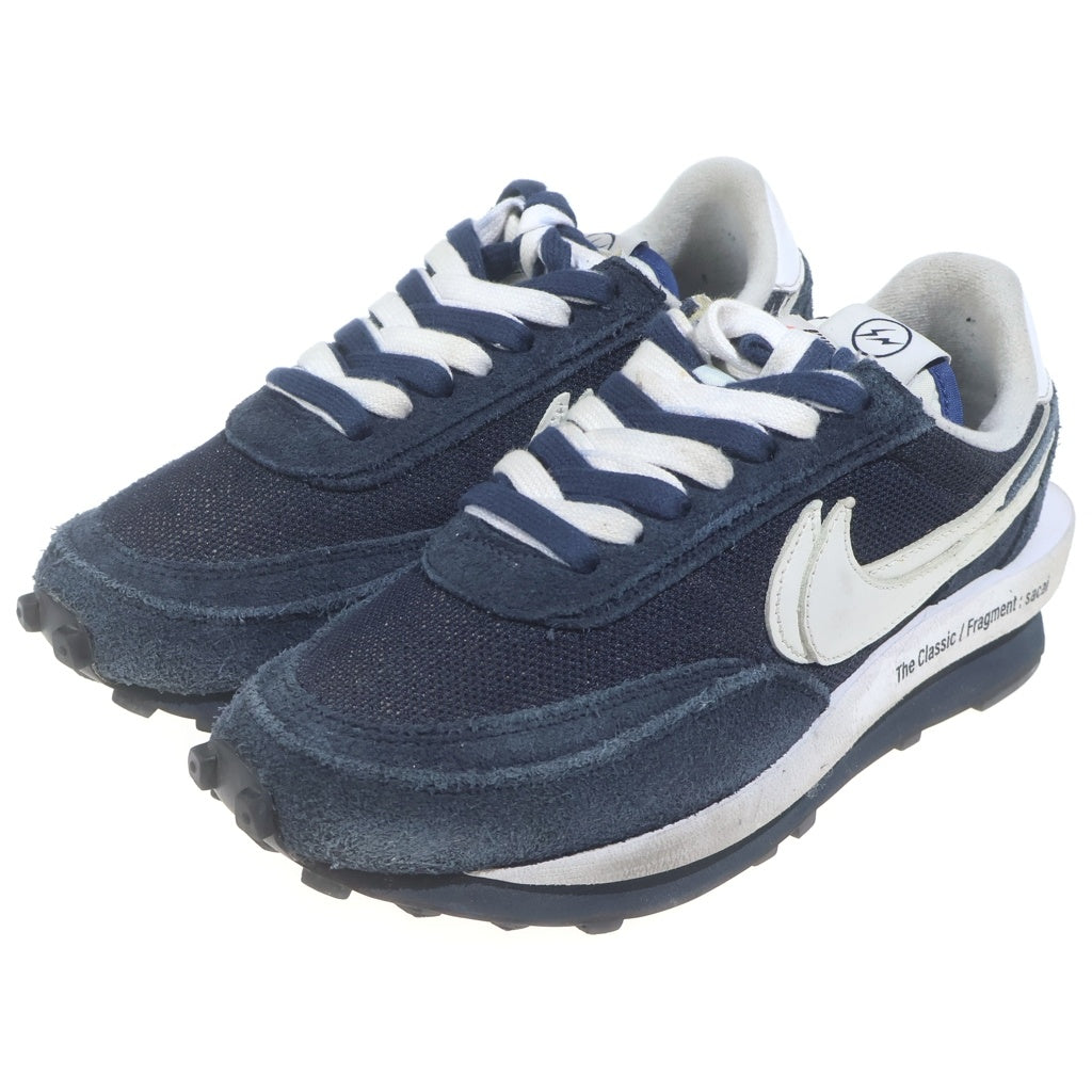 NIKE(ナイキ) ×sacai×FRAGMENT DESIGN LD WAFFLE DH2684-400 サカイ フラグメントデザイン LDワッフル ローカットスニーカー US7/25cm ネイビー