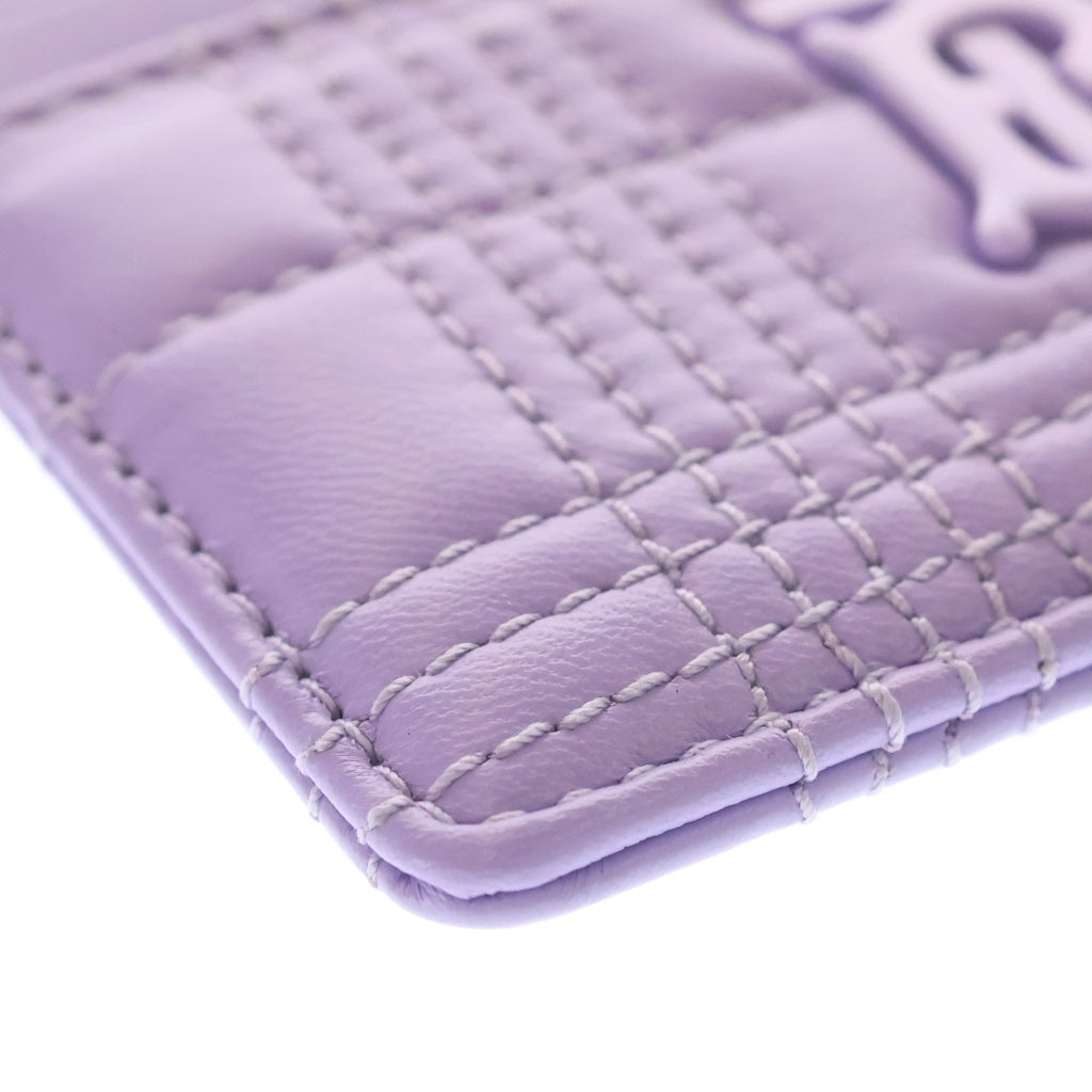 BURBERRY(バーバリー) TB Quilted Leather Lola Card Holder カードケース 8064827 パープル