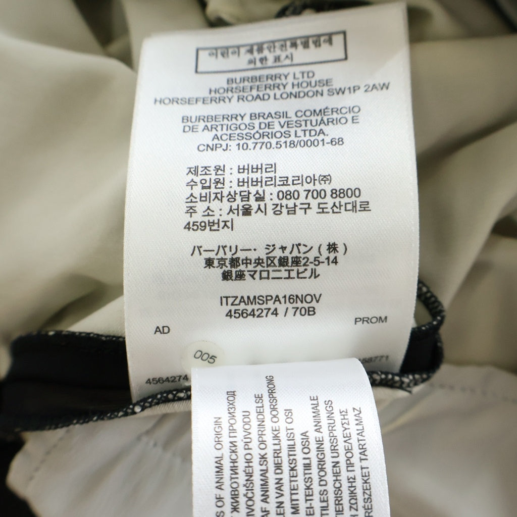 BURBERRY LONDON(バーバリーロンドン) ベルテッドタックスラックス 4564274 ブラック レディース