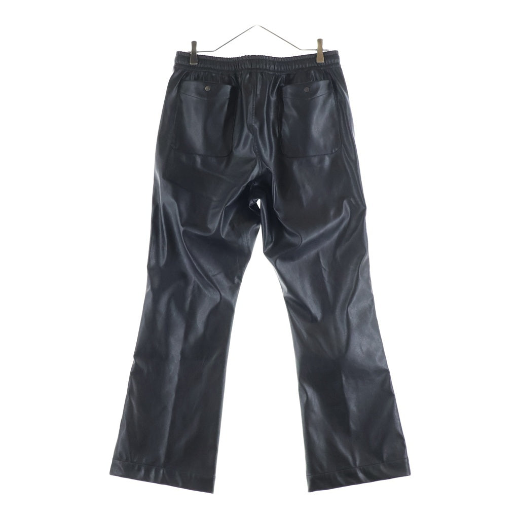 Needles(ニードルス) NUBIAN別注 PIPING COWBOY PANT シンセティックレザー パイピング カウボーイ パンツ ブラック RW1654