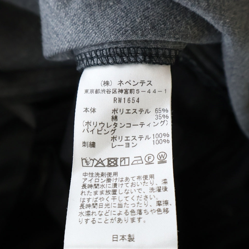 Needles(ニードルス) NUBIAN別注 PIPING COWBOY PANT シンセティックレザー パイピング カウボーイ パンツ ブラック RW1654