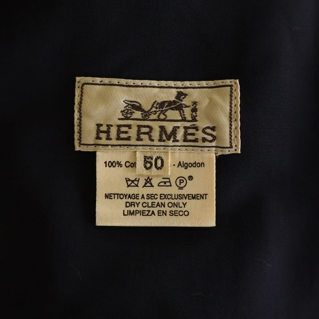 HERMES(エルメス) ジップアップブルゾンジャケット ネイビー