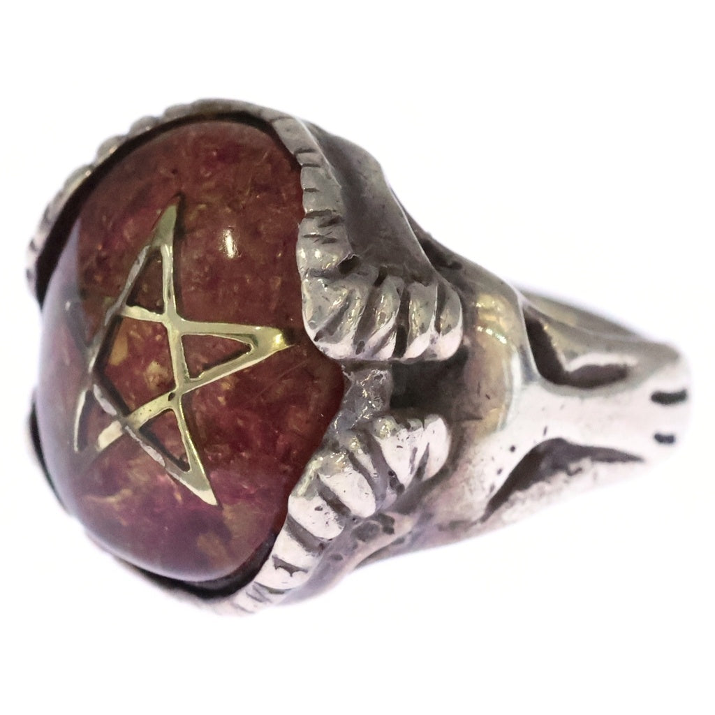 ALEX STREETER(アレックスストリーター) New Angel Devil Heart Ring ニューエンジェル デビル ハート ゴールドスター リング