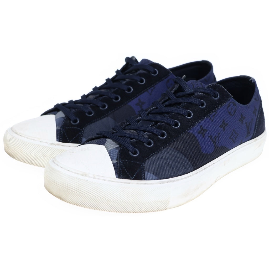 LOUIS VUITTON(ルイヴィトン) Monogram Tattoo Line モノグラム タトゥー ライン ローカットスニーカー ネイビー 1A67I4