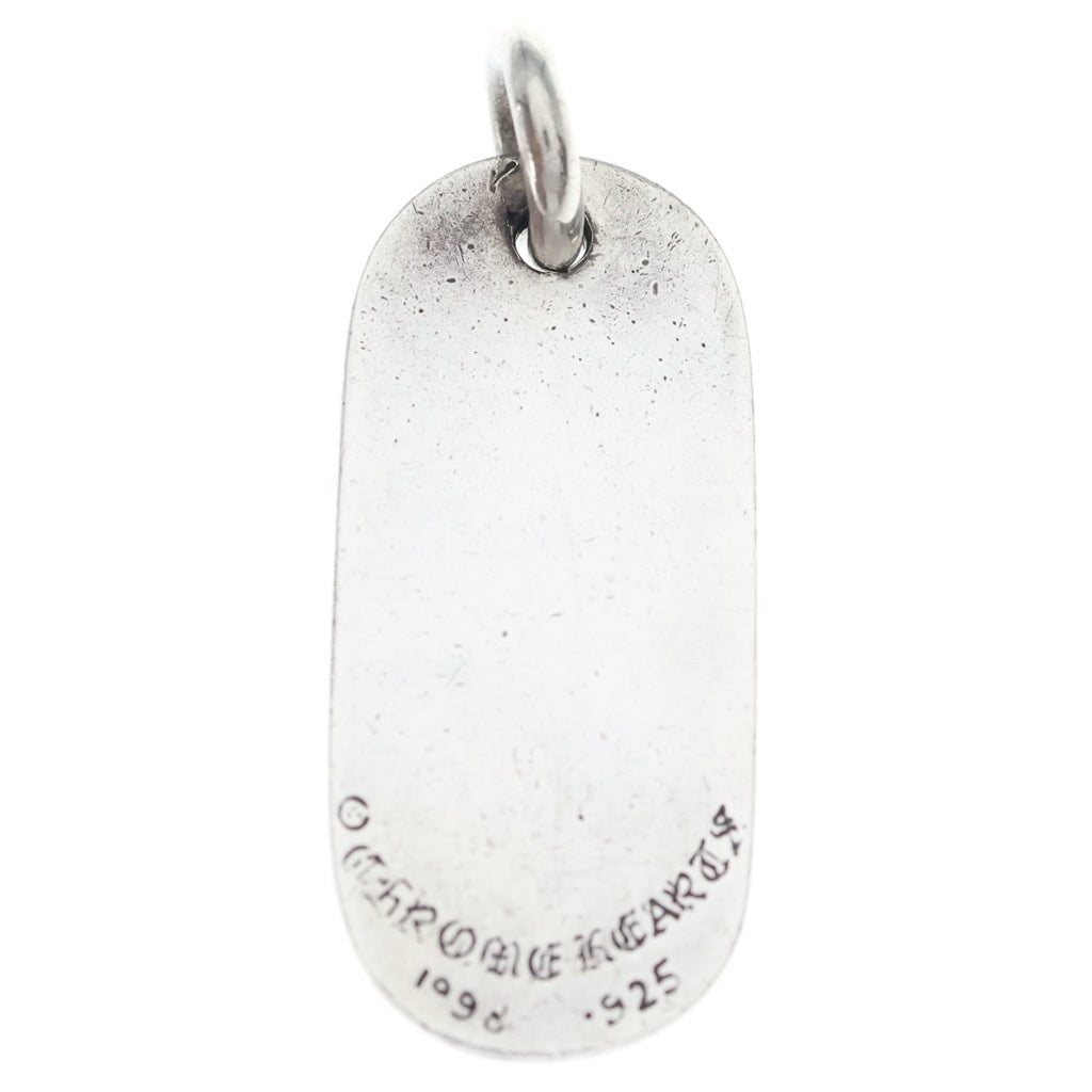 CHROME HEARTS(クロムハーツ) RAISED STAR DOGTAG レイズスタードックタグ シルバーネックレストップ