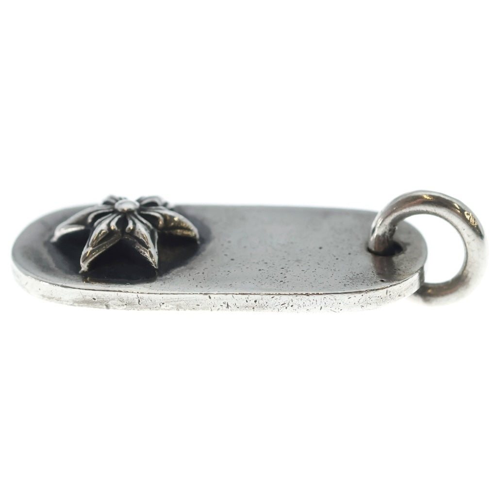 CHROME HEARTS(クロムハーツ) RAISED STAR DOGTAG レイズスタードックタグ シルバーネックレストップ
