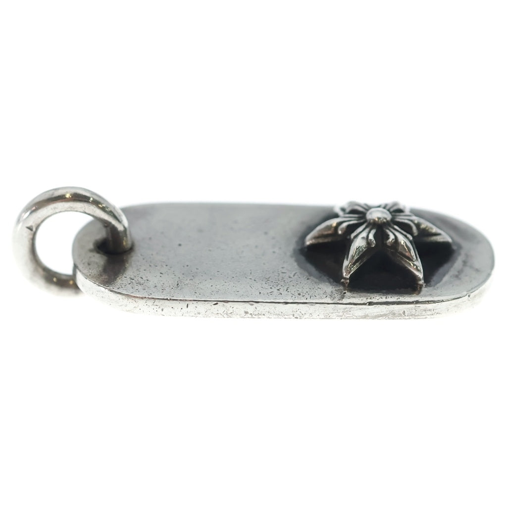 CHROME HEARTS(クロムハーツ) RAISED STAR DOGTAG レイズスタードックタグ シルバーネックレストップ