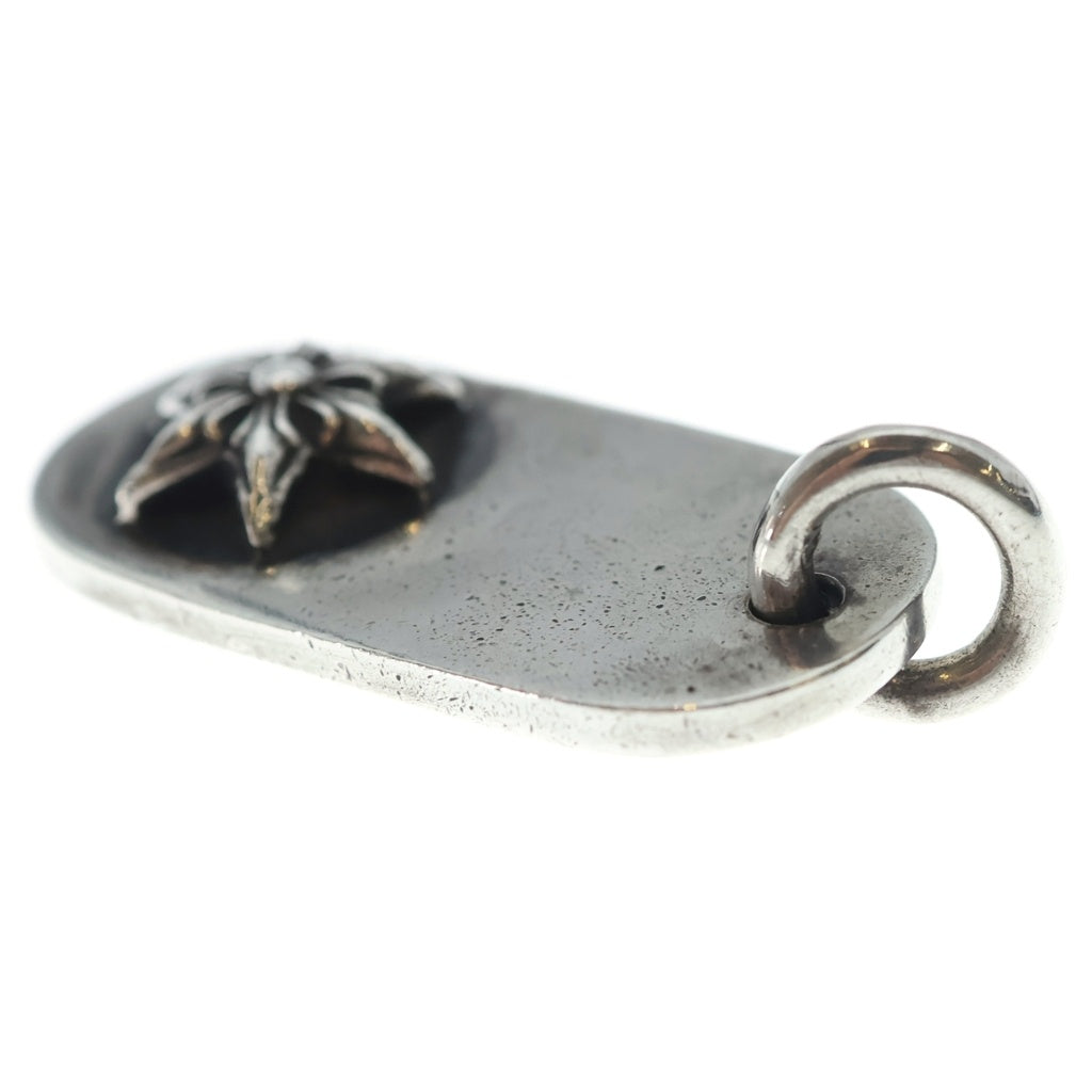 CHROME HEARTS(クロムハーツ) RAISED STAR DOGTAG レイズスタードックタグ シルバーネックレストップ