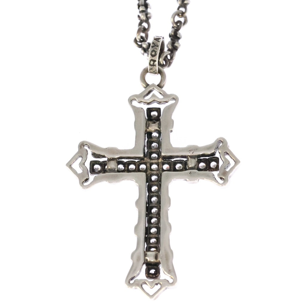 ROYAL ORDER(ロイヤルオーダー) Medium Consort Cross w/ CZ コンソートクロス チェーン シルバー
