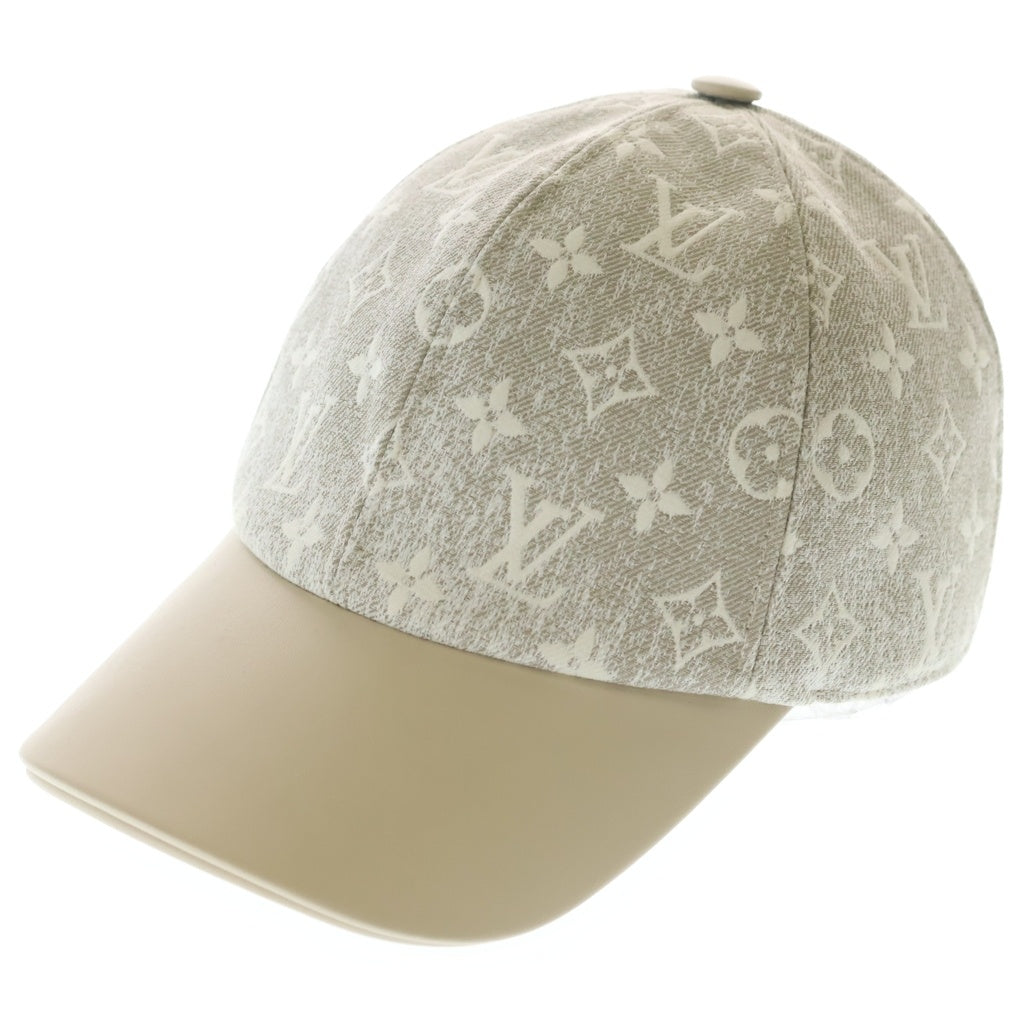 LOUIS VUITTON(ルイヴィトン) ルイヴィトン モノグラム ジャガードデニム キャップ M7059M ホワイト/ベージュ