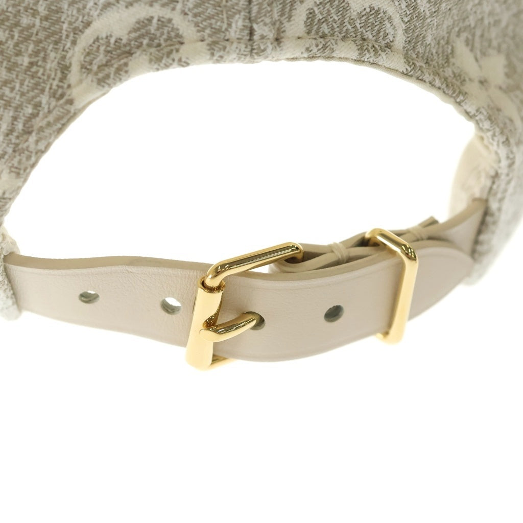 LOUIS VUITTON(ルイヴィトン) ルイヴィトン モノグラム ジャガードデニム キャップ M7059M ホワイト/ベージュ