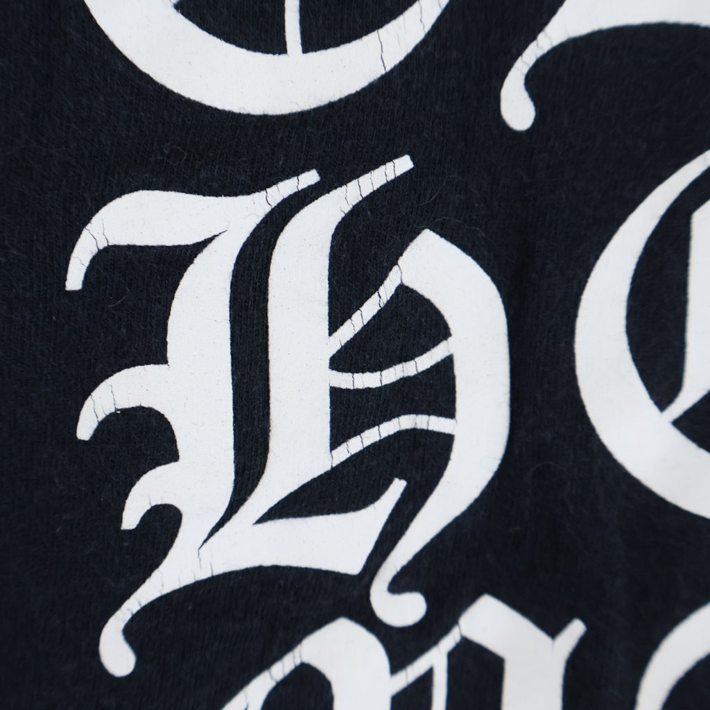 CHROME HEARTS(クロムハーツ) OLD Made In Hollywood Vertical Logo Tee メイドインハリウッド ヴァーティカルロゴ 半袖Tシャツカットソー ブラック/ホワイト