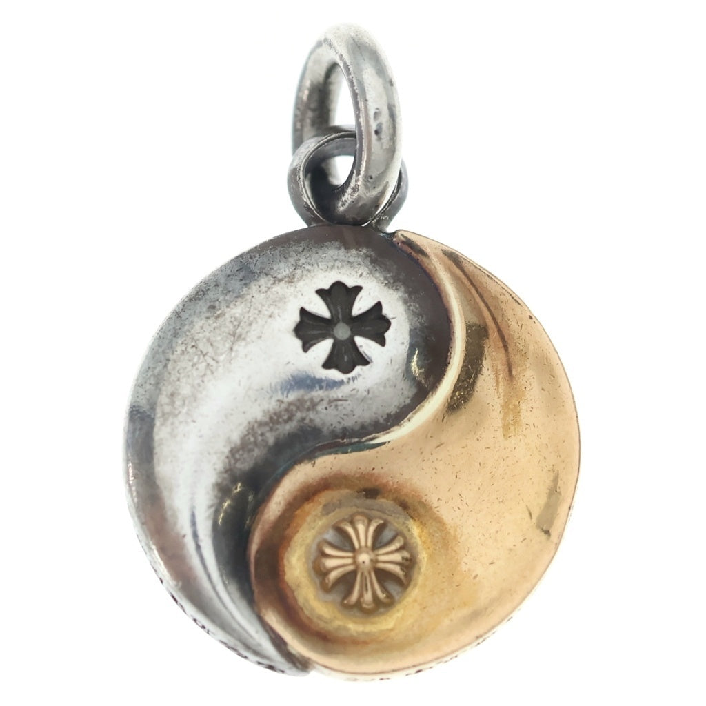 CHROME HEARTS(クロムハーツ) YIN YANG MD インヤンミディアム コンビチャーム ネックレストップ シルバー/ゴールド
