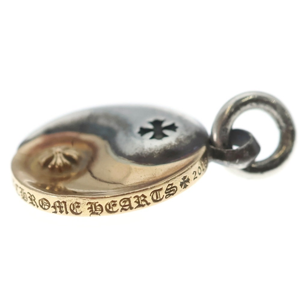 CHROME HEARTS(クロムハーツ) YIN YANG MD インヤンミディアム コンビチャーム ネックレストップ シルバー/ゴールド