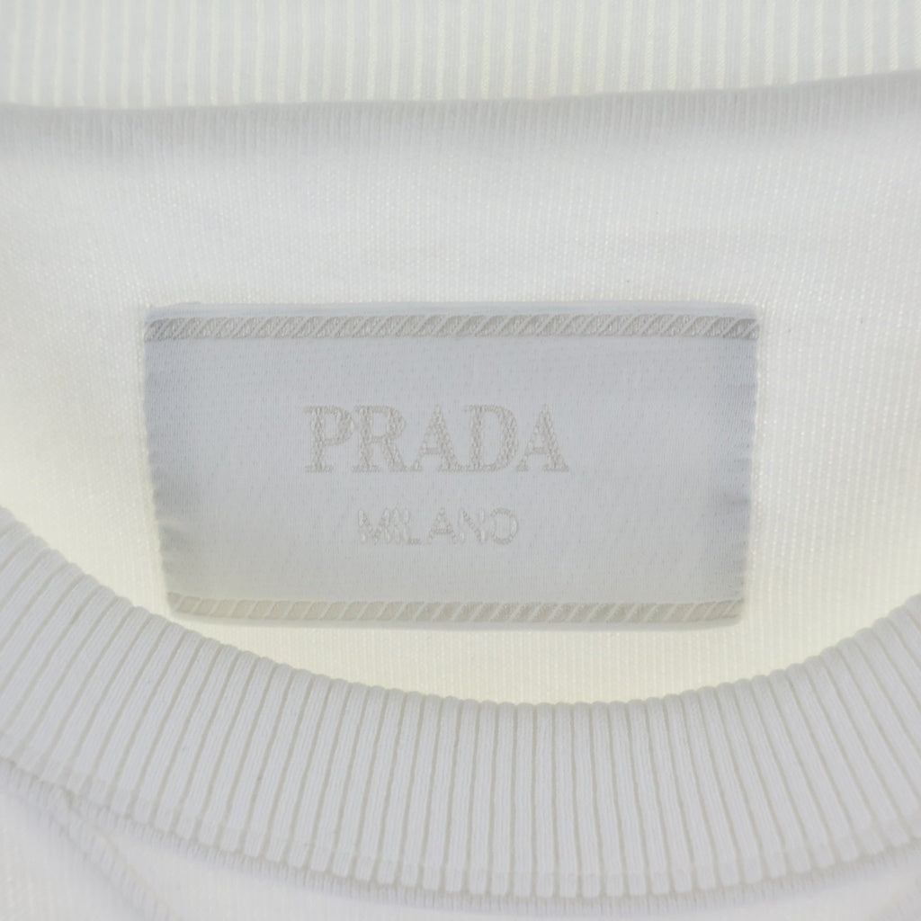 PRADA(プラダ) 23AW トライアングルロゴ スウェットトレーナー UJL26A