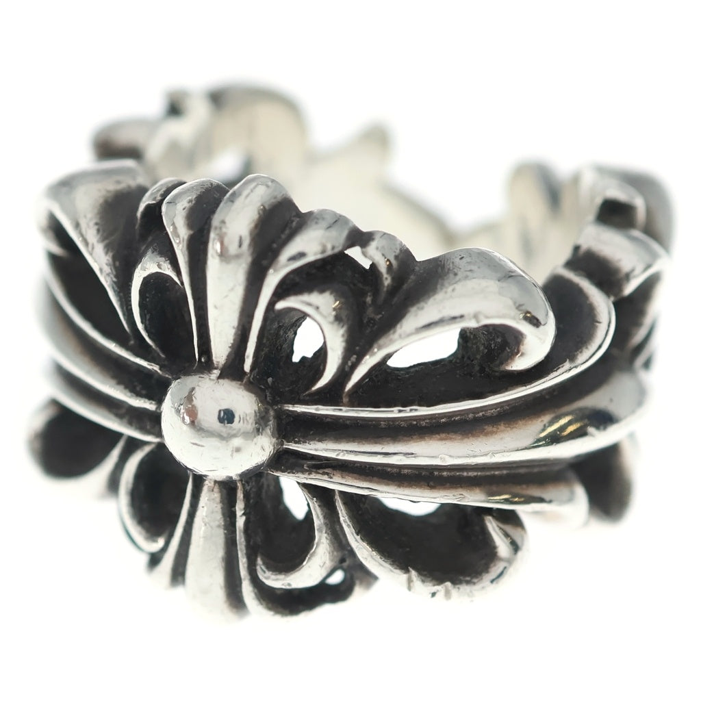 CHROME HEARTS(クロムハーツ) DBL FLRL CRS ダブルフローラルクロス リング シルバー BCA390