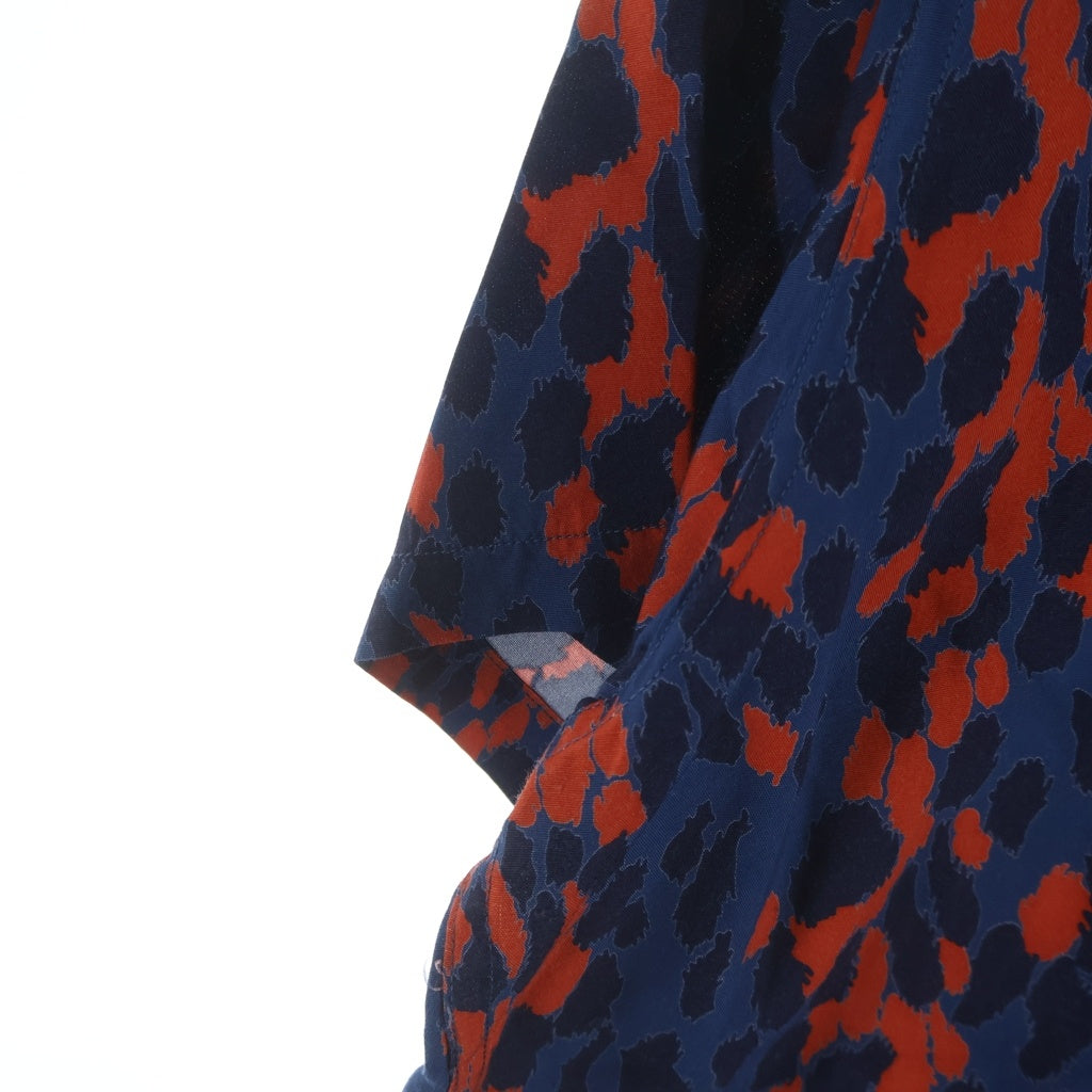 WACKO MARIA(ワコマリア) 21SS Leopard Hawaiian Shirt レオパード ハワイアン半袖シャツ ブルー/レッド