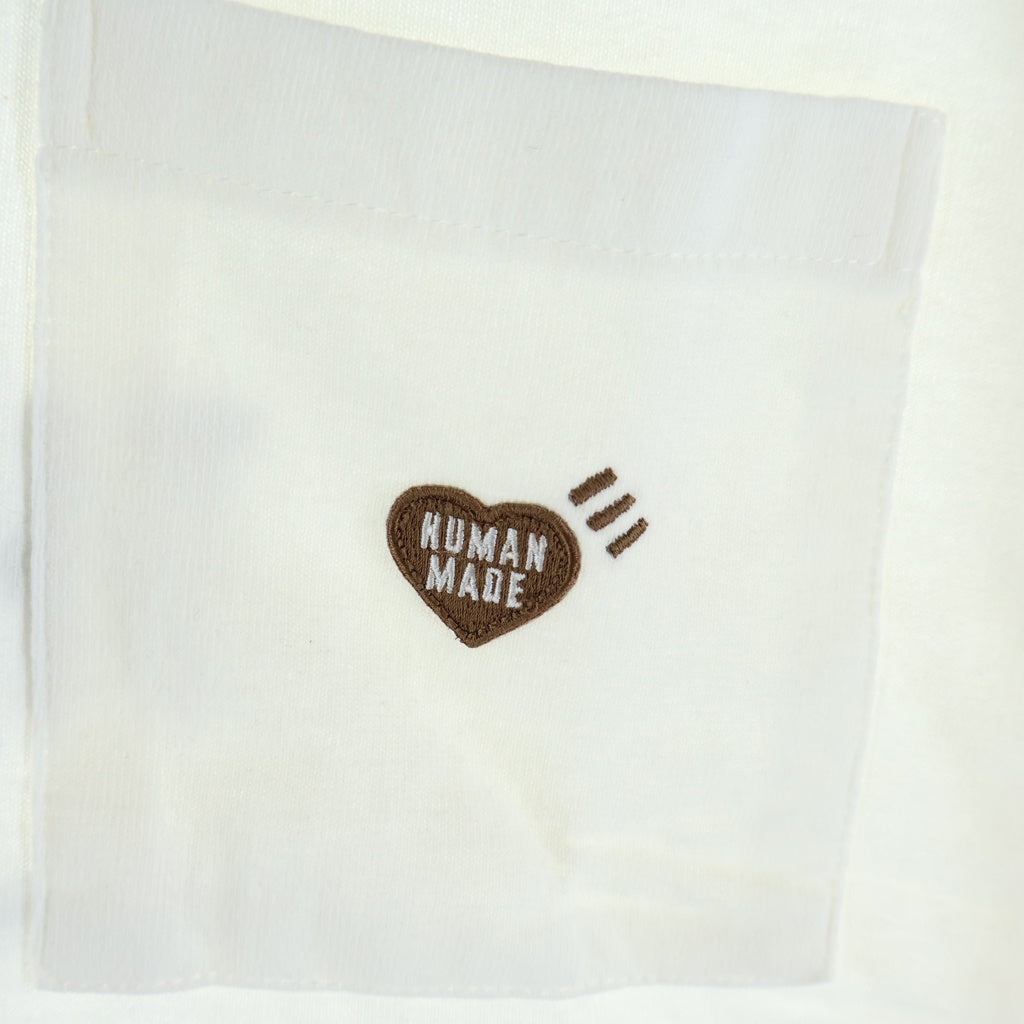 HUMAN MADE(ヒューマンメイド) HEART BADGE T-SHIRT ハートバッジ半袖Tシャツ HM30CS5085 ホワイト