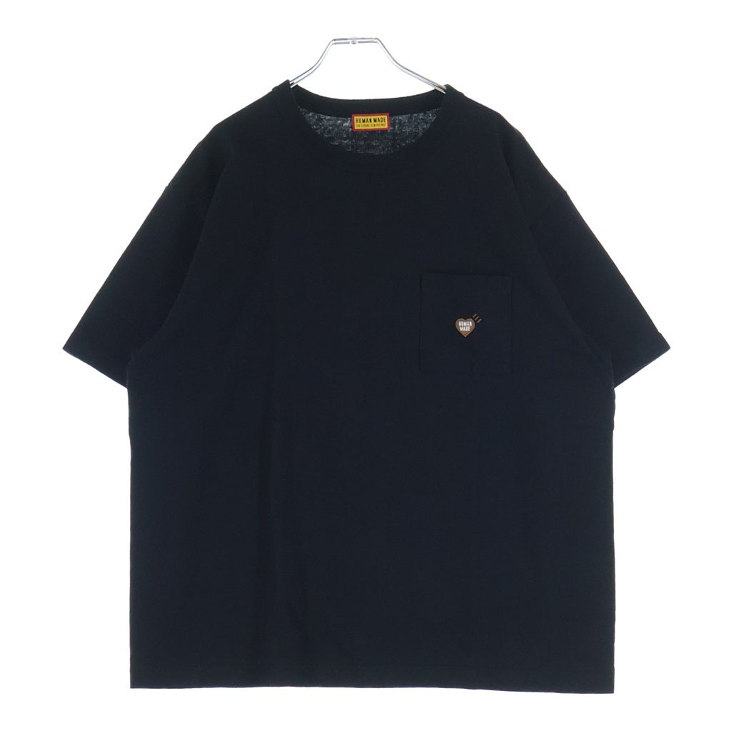 HUMAN MADE(ヒューマンメイド) HEART BADGE L/S T-SHIRT ハートバッジロングスリーブTシャツ HM30CS5085 ブラック