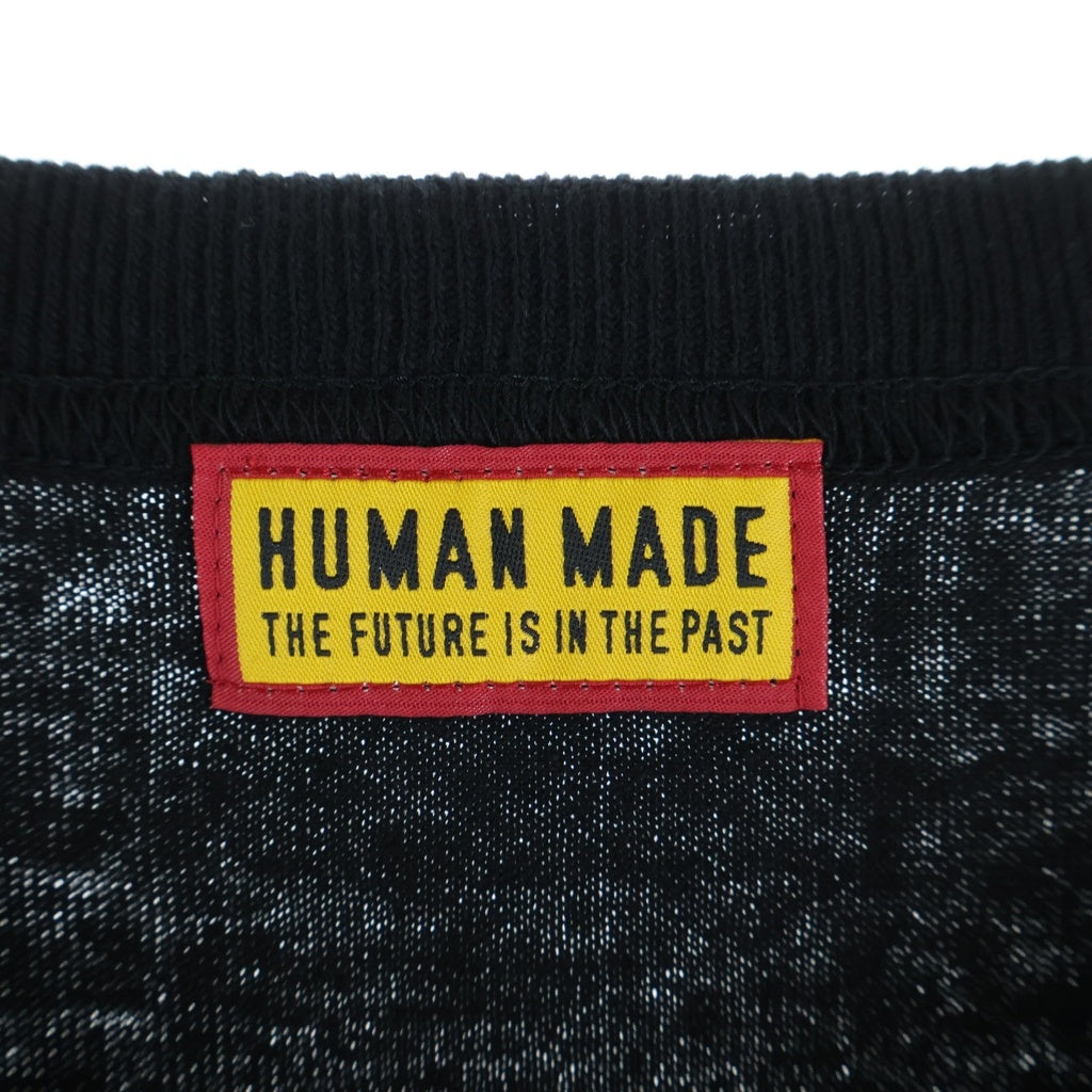 HUMAN MADE(ヒューマンメイド) HEART BADGE L/S T-SHIRT ハートバッジロングスリーブTシャツ HM30CS5085 ブラック