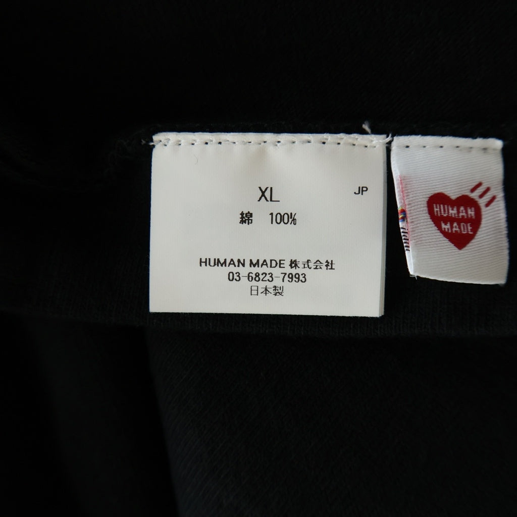 HUMAN MADE(ヒューマンメイド) HEART BADGE L/S T-SHIRT ハートバッジロングスリーブTシャツ HM30CS5085 ブラック