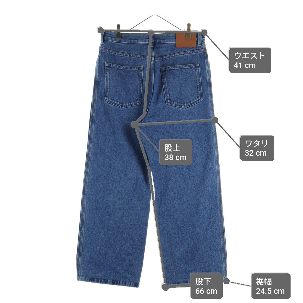 LOEWE(ロエベ) ANAGRAM BAGGY JEANS AF アナグラムバギージーンズ インディゴ H526Y11WA6