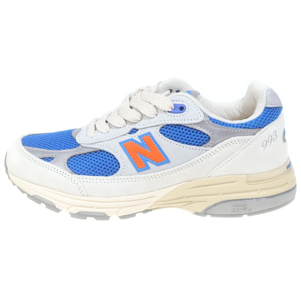 New Balance(ニューバランス) × KITH 993 ローカットスニーカー ホーム&アウェイ グレー/ブルー U993MS