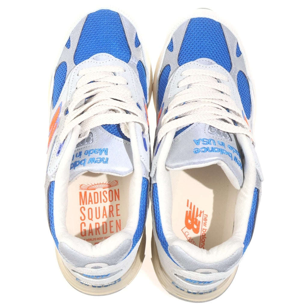 New Balance(ニューバランス) × KITH 993 ローカットスニーカー ホーム&アウェイ グレー/ブルー U993MS