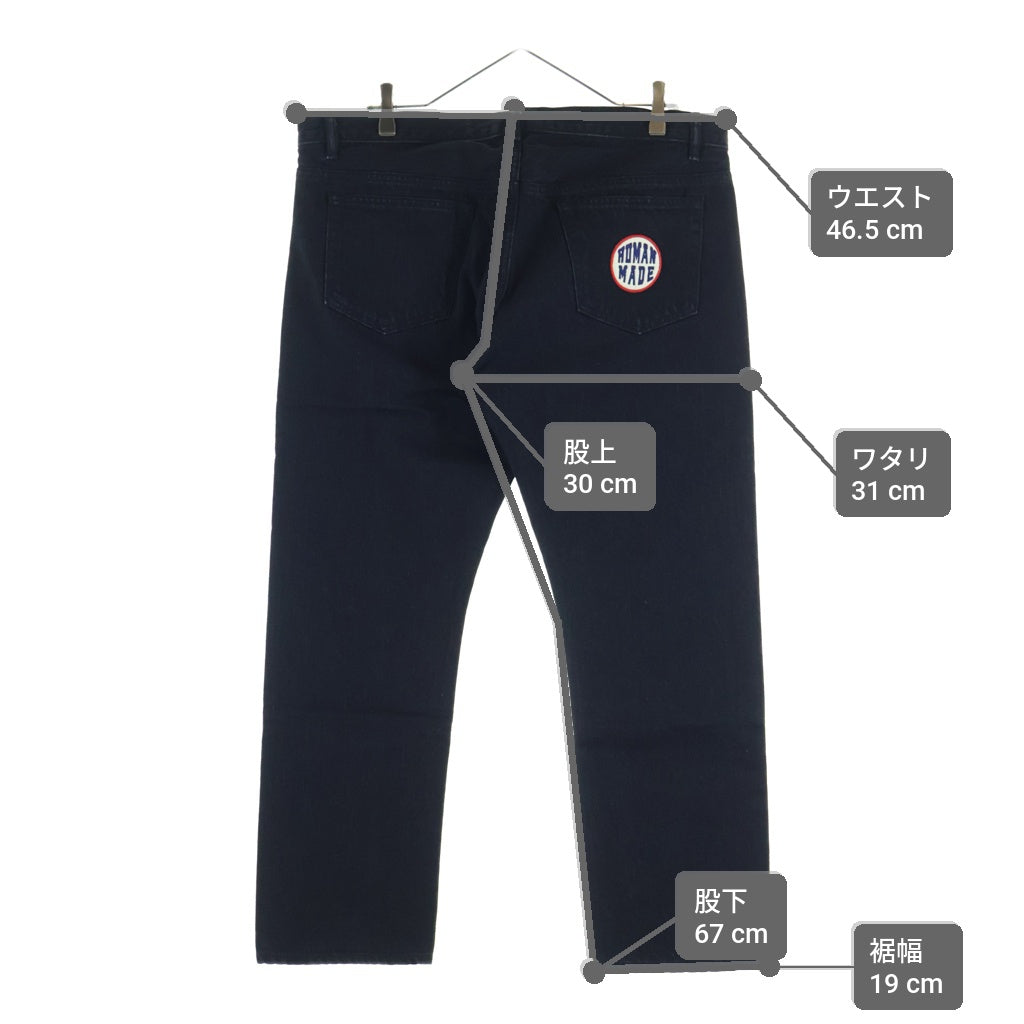 HUMAN MADE(ヒューマンメイド) PW Color Denim PWカラーデニム パンツ HM18PI004 ブラック