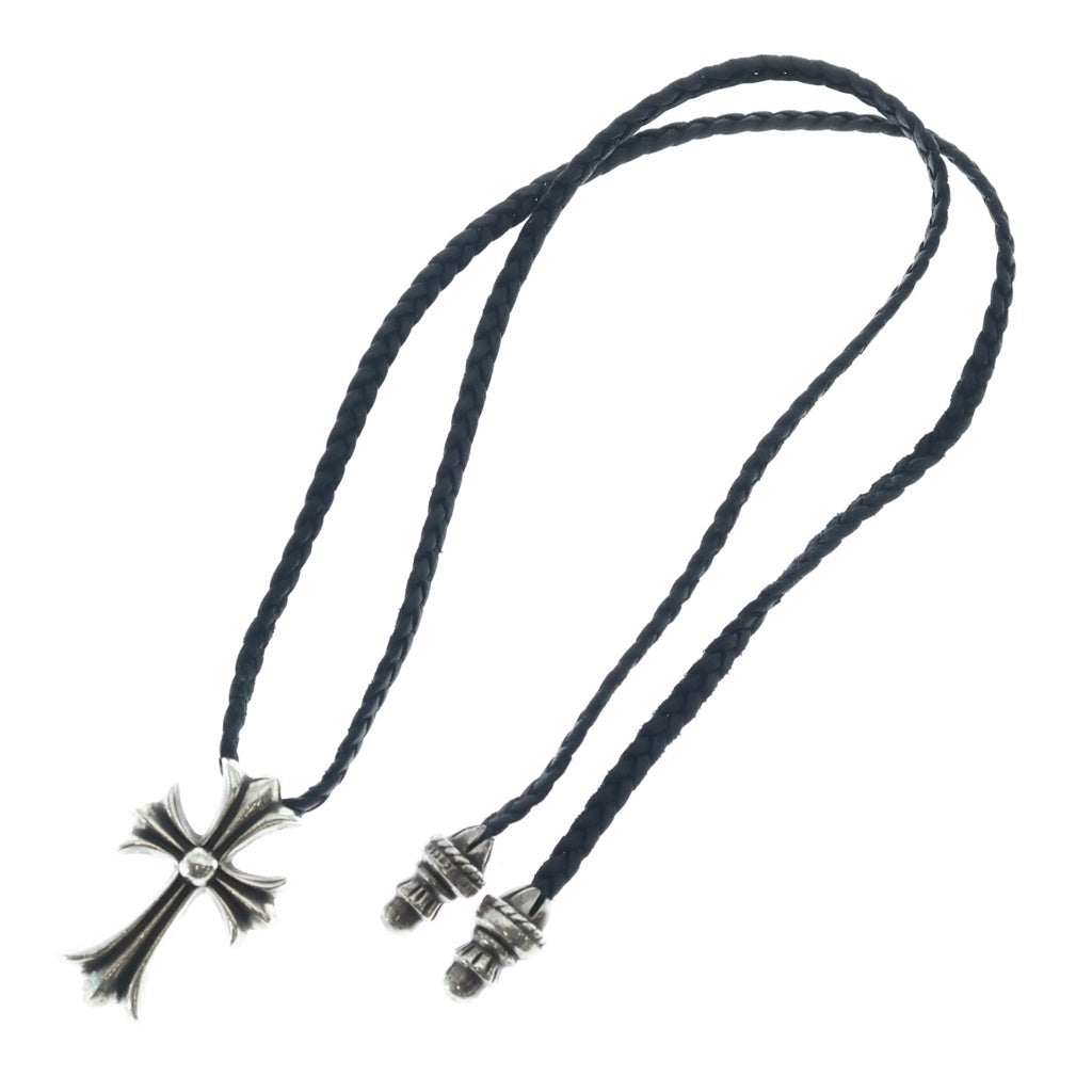 CHROME HEARTS(クロムハーツ) CH CRS SMLスモールCHクロス BC ボロチップブレイド ネックレス シルバー BCA220