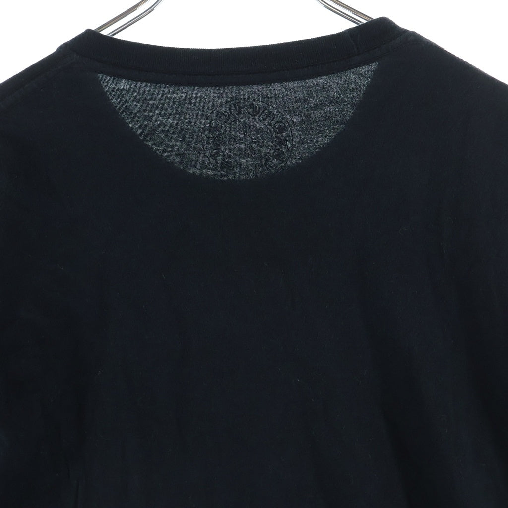 CHROME HEARTS(クロムハーツ) DBL FLRL L/S TEE ダブルフローラルプリント長袖Tシャツ ブラック/レッド