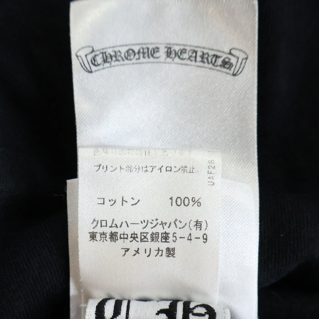 CHROME HEARTS(クロムハーツ) Arm Logo L/S Tee アームロゴプリント長袖Tシャツ ブラック