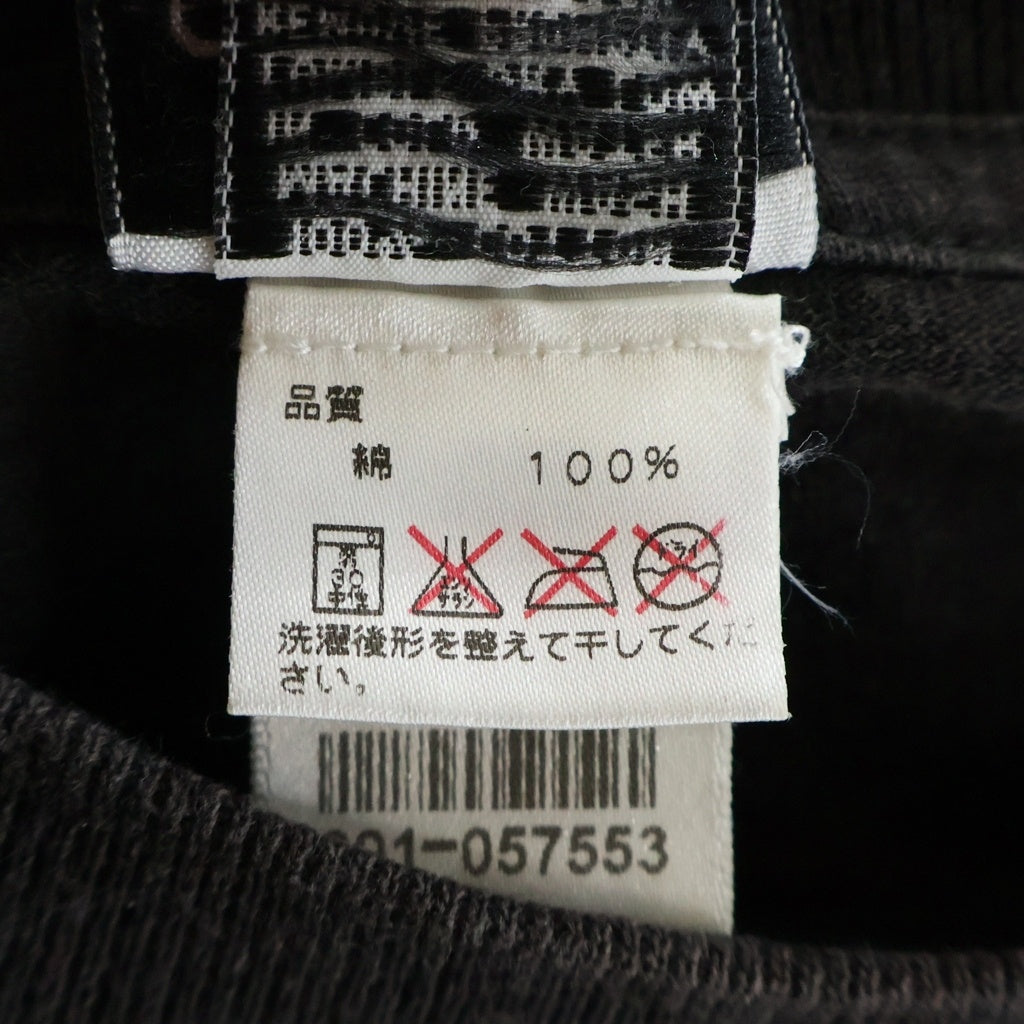 CHROME HEARTS(クロムハーツ) OLD CHプラス バックホースシュープリント半袖Tシャツ カットソー ブラック