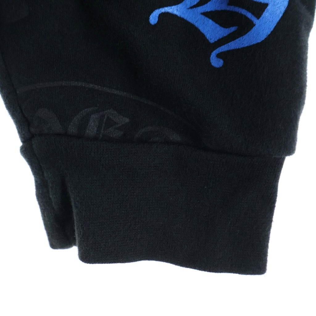 CHROME HEARTS(クロムハーツ) STENCIL HOODIE ステンシルプリント プルオーバーパーカー フーディー ブラック