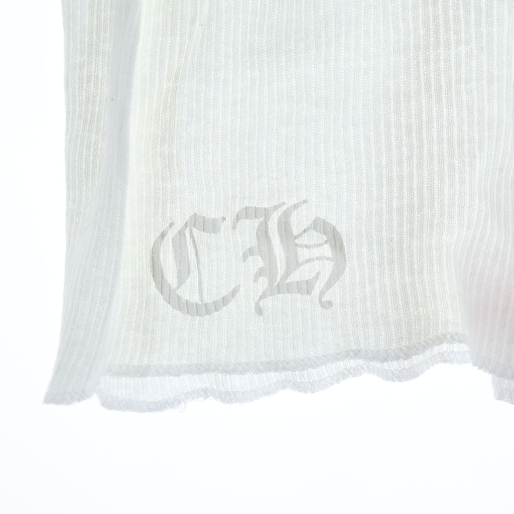 CHROME HEARTS(クロムハーツ) RIB TANK T BAR タンクトップ ノースリーブシャツ ホワイト/ピンク