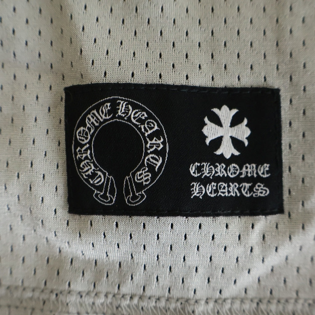 CHROME HEARTS(クロムハーツ) MESH WARM UP JERSEY メッシュウォームアップジャージ リバーシブルCHロゴプリントメッシュタンクトップ ブラック