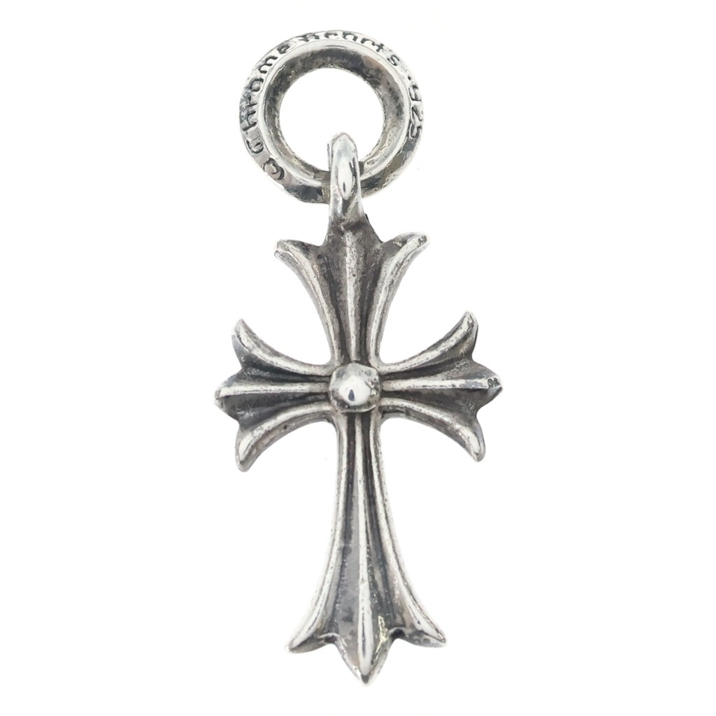 CHROME HEARTS(クロムハーツ) TINY CH CROSS タイニーCHクロス チャーム ネックレストップ シルバー オールド BCA382