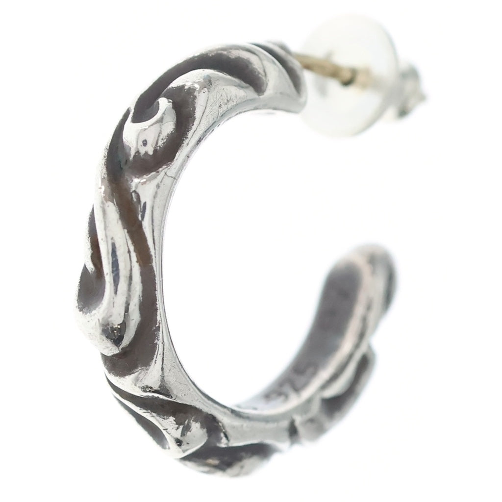CHROME HEARTS(クロムハーツ) HOOP SCROOL スクロール フープピアス シルバー BCA102