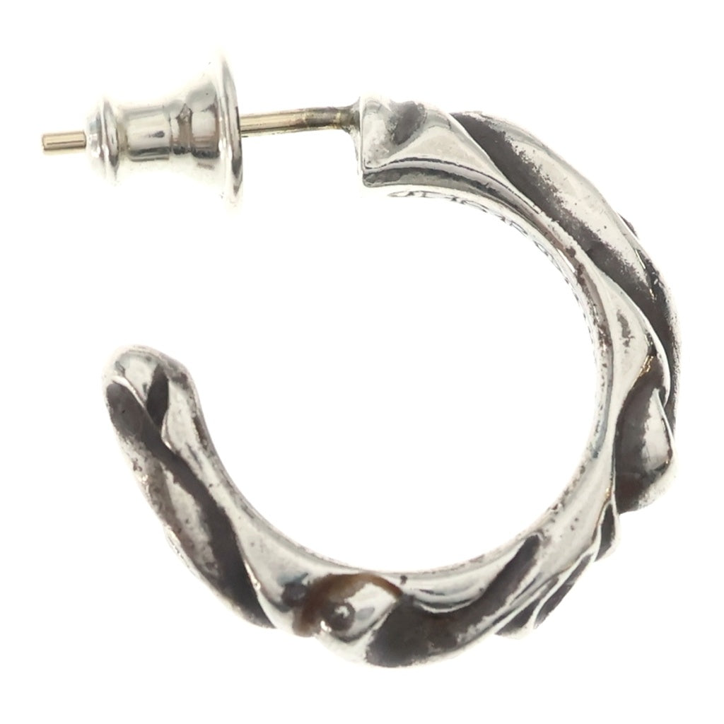 CHROME HEARTS(クロムハーツ) HOOP SCROOL スクロール フープピアス シルバー BCA102