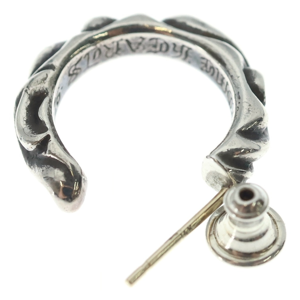 CHROME HEARTS(クロムハーツ) HOOP SCROOL スクロール フープピアス シルバー BCA102