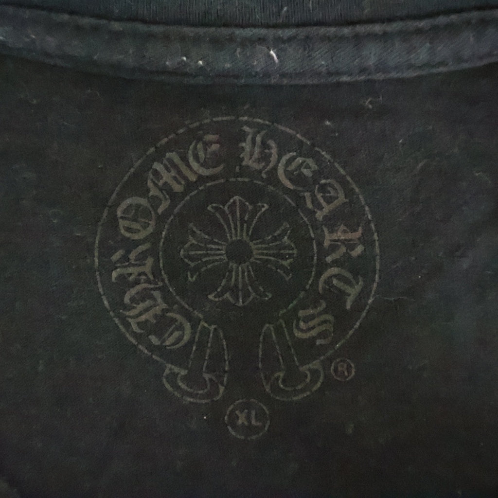 CHROME HEARTS(クロムハーツ) Vine Dagger S/S Tee ヴァインダガープリント半袖Tシャツ ブラック/イエロー