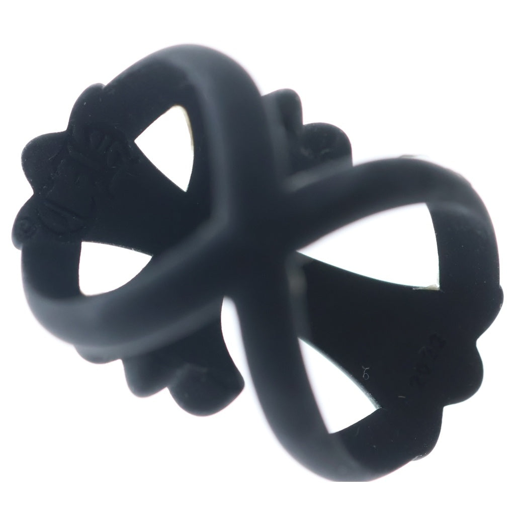 CHROME HEARTS(クロムハーツ) INFINITY CH CRS PLSTC インフィニティ CHクロス ラバーリング ブラック